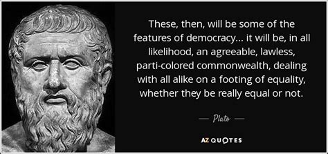 Definition of democracy by plato